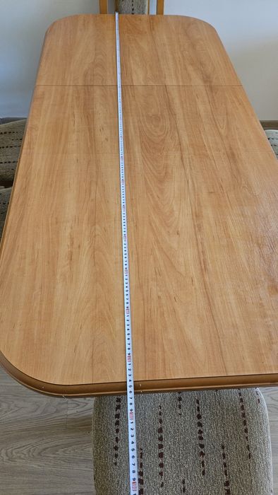 Stół drewniany do jadalni + 6 krzeseł