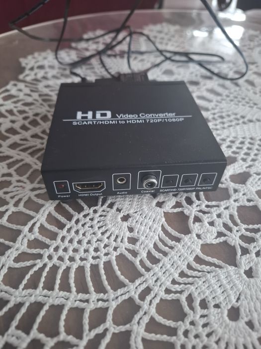 Konwerter adapter Euro SCART na HDMI