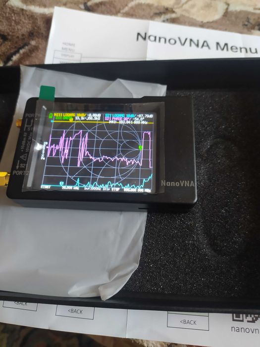 Антенный анализатор Nano Vna H.      50 кГц. 1500 мГц в корпусе