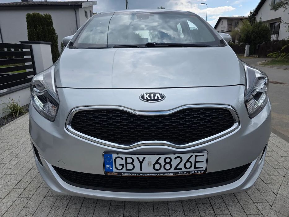 Kia Carens 2014r. 1.6 benz. 135 KM. 7-osobowa, Ledy,KAMERA,Nawi,ALU, 192 km.WARTO