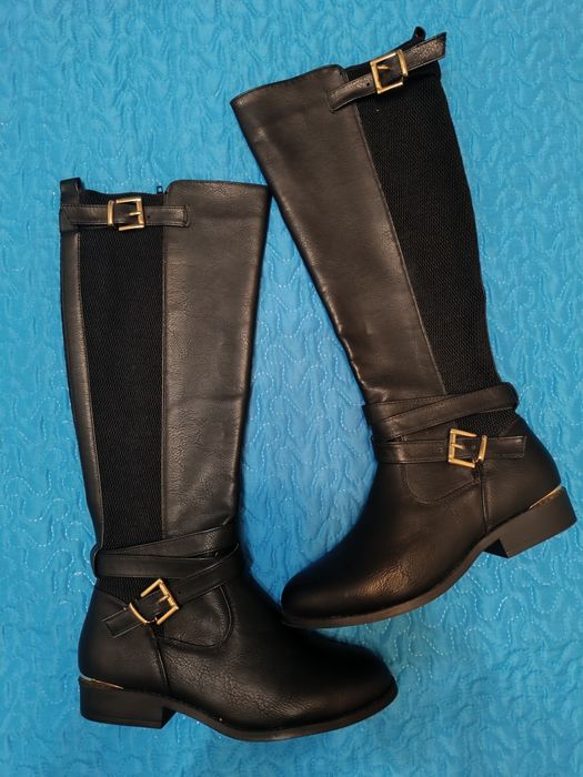 Высокие демисезонные сапоги NEW LOOK р.38 новые