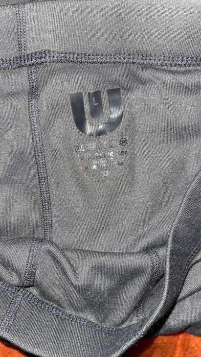 Чоловічі сірі зимові термолосини термобілизна компресійні легінси L