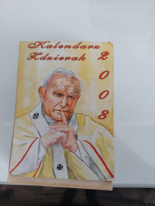 Oryginalna kartka z kalendarza 2008 rok