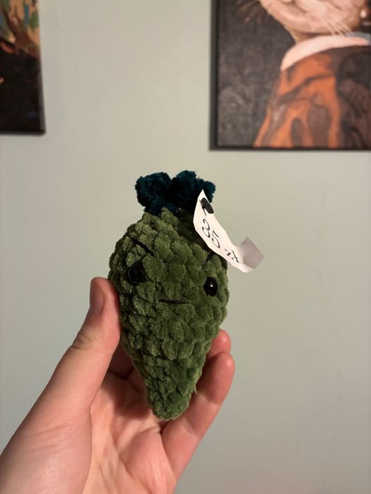 Pluszowe warzywo na szydełku - papryczka jalapeno