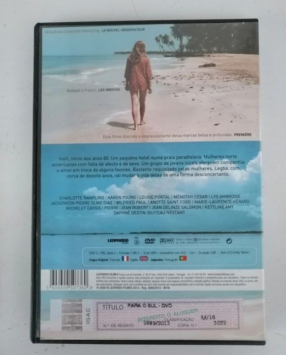 DVD para o sul.    .