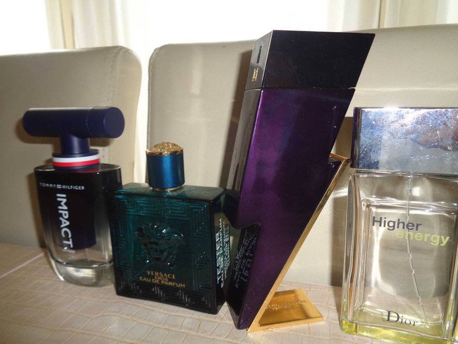 5x puste flakony butelki po oryginalnych perfumach Dior CD Versace