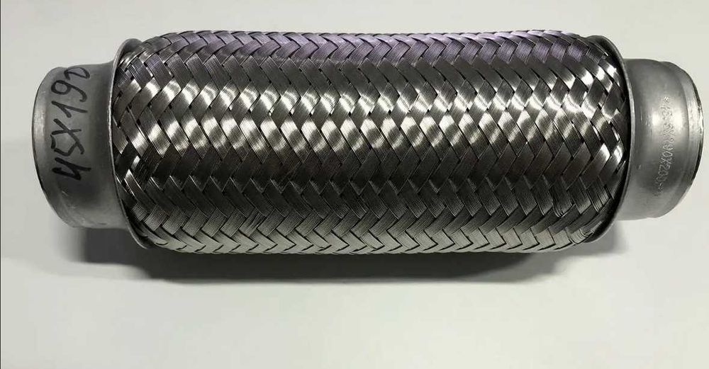 Гофра выхлопной системы гибкая соеденительная часть ремонтная фланец