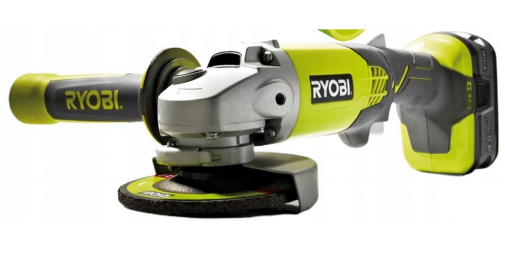 RYOBI Szlifierka Kątowa Akumulatorowa Bezszczotkowa 115m Tarcza
