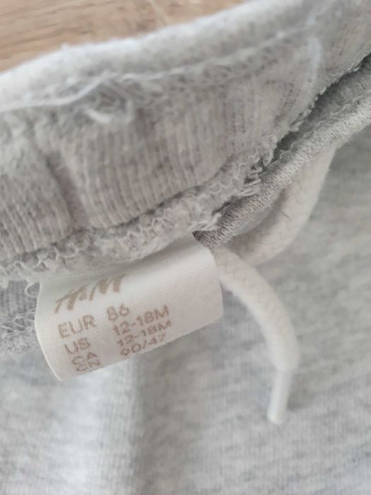 Szare spodenki h&m