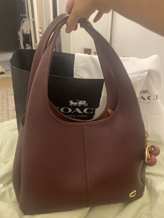 Coach Lana Shoulder Bag with Cherry Charm