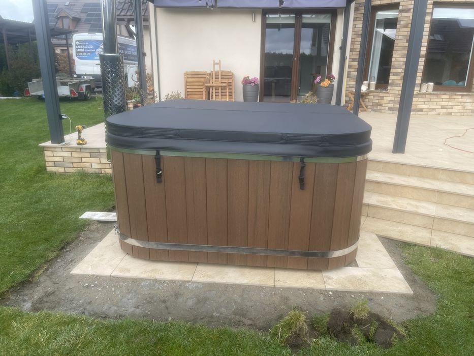 Jacuzzi balia kwadratowa raty mini basen Balia Bania Leżanka