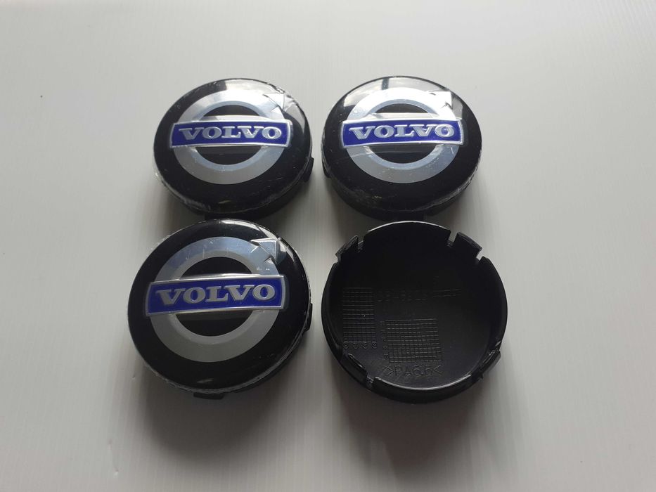 Centros/tampas de jante completos Volvo com 56, 60, 64 e 68 mm