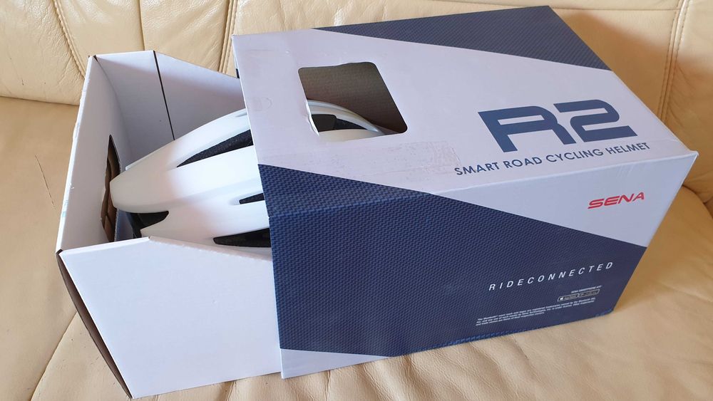 Kask rowerowy Sena R2, Intercom, rozmiar S, 50-55cm, biały