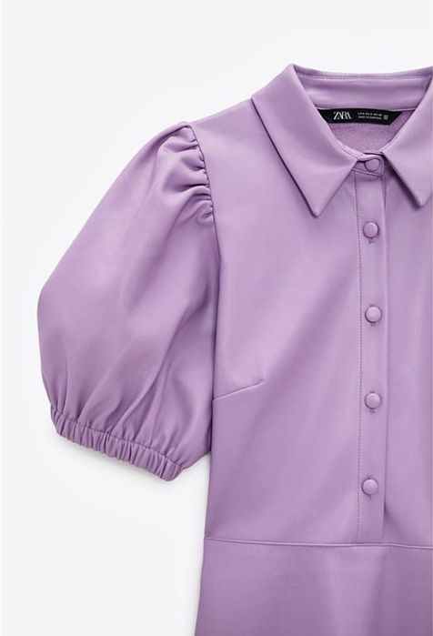 Сукня з еко-шкіри від Zara