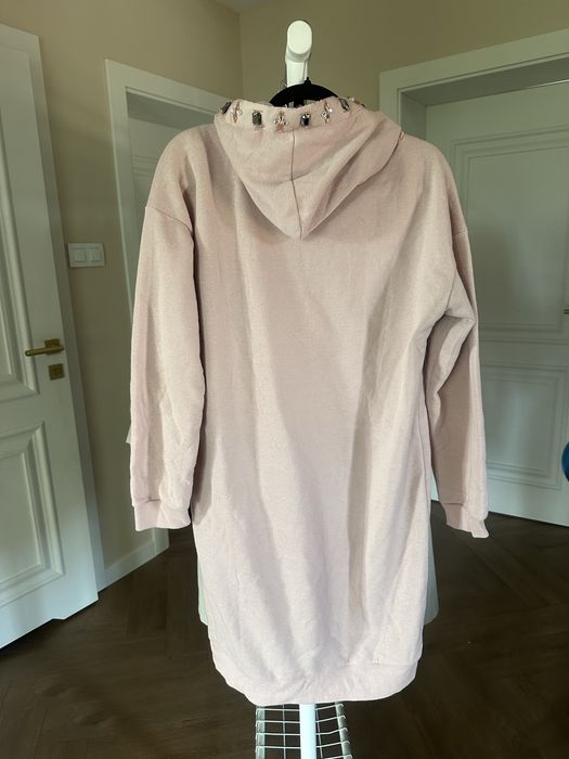 Bluza dluga tunika z kapturem