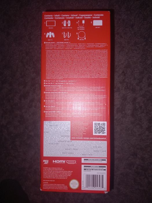 Nintendo switch oled branca completa com caixa e capa nova (opcional)