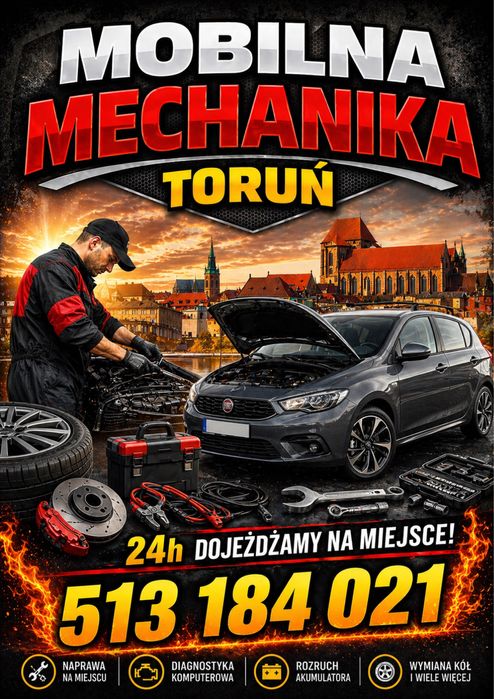 Mobilny mechanik Torun i okolice