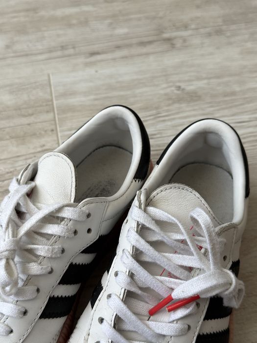 Шкіряні Adidas Samba на платформі