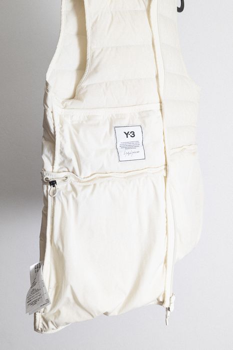 Жилет Adidas Y-3 Yohji Yamamoto Classic Light Down Liner, кремовый