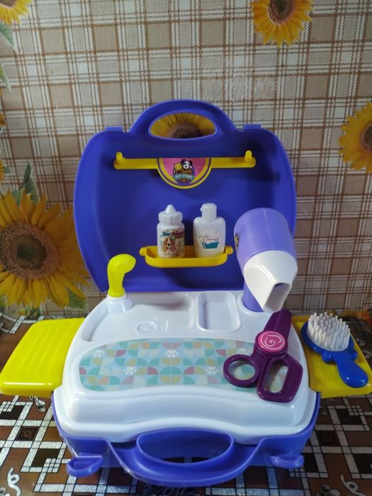 Детский набор грумера с чемоданчиком.