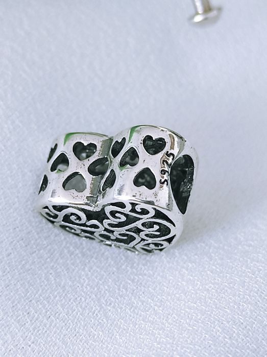 Ażurowe serce charm's s 9 2 5