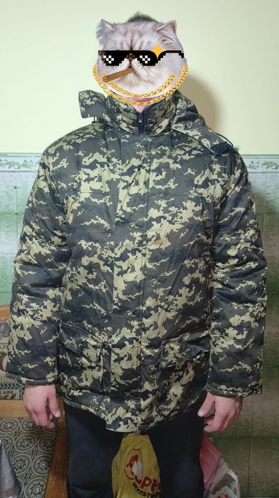 Бушлат 52/3  піксель, зимовий