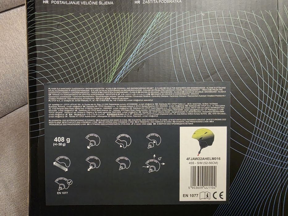 kask narciarski 4f 52-56 cm