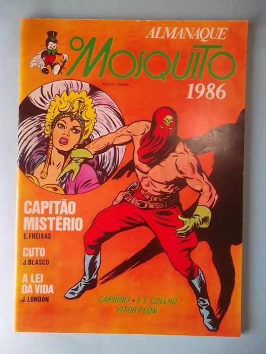 O MOSQUITO - 4 Almanaques (completo) mais 1 revista.