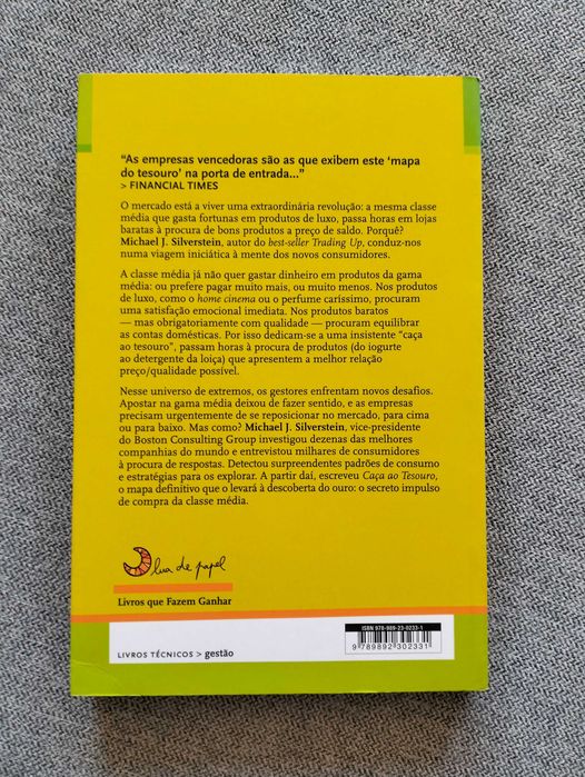 Livro "Caça ao tesouros" de Michael J. Silverstein e john Butman