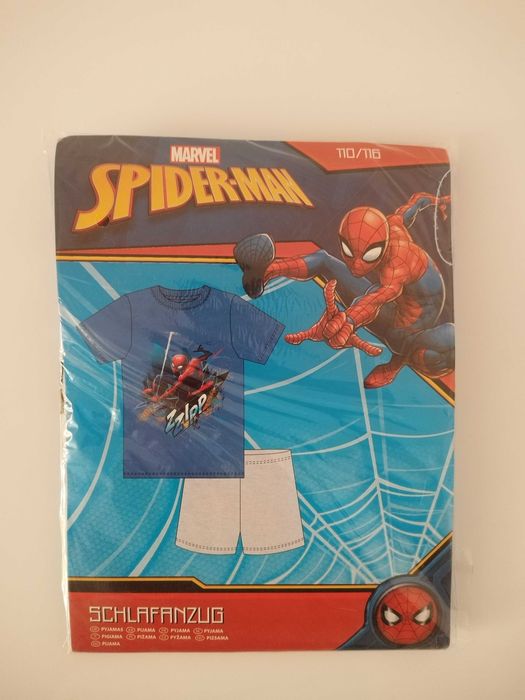 Nowa piżama chłopieca spiderman 110/116