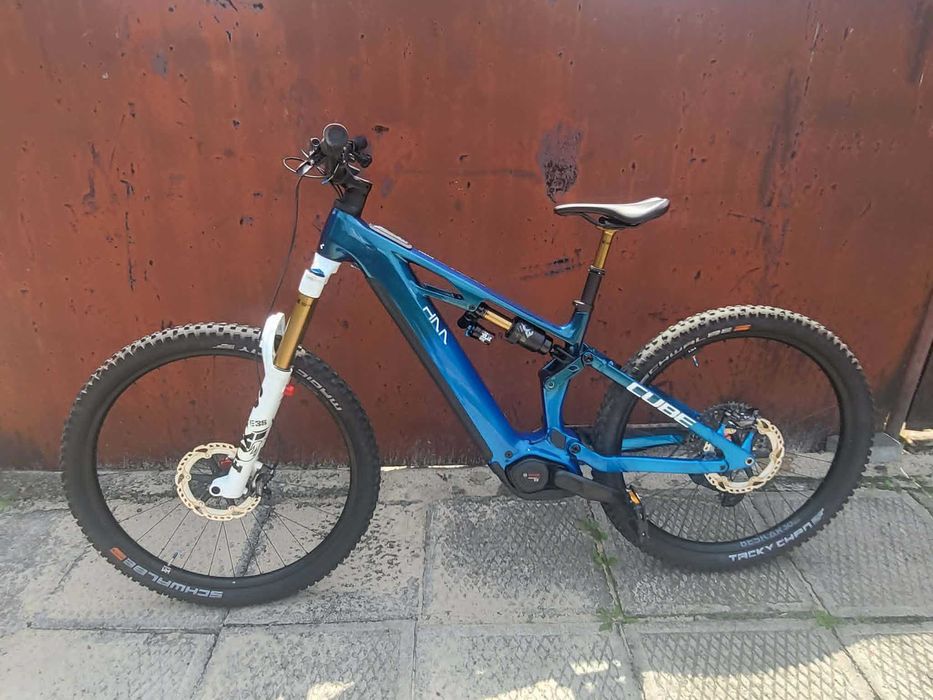 CUBE Stereo Hybrid ONE77 HPC AT 800 – elektryczny rower enduro MTB – stan bardzo dobry