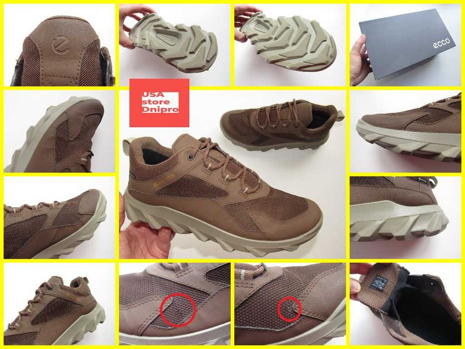 Кроссовки мембранные Ecco Sport MX M Low Gore-Tex разм. 42 (27.5см)