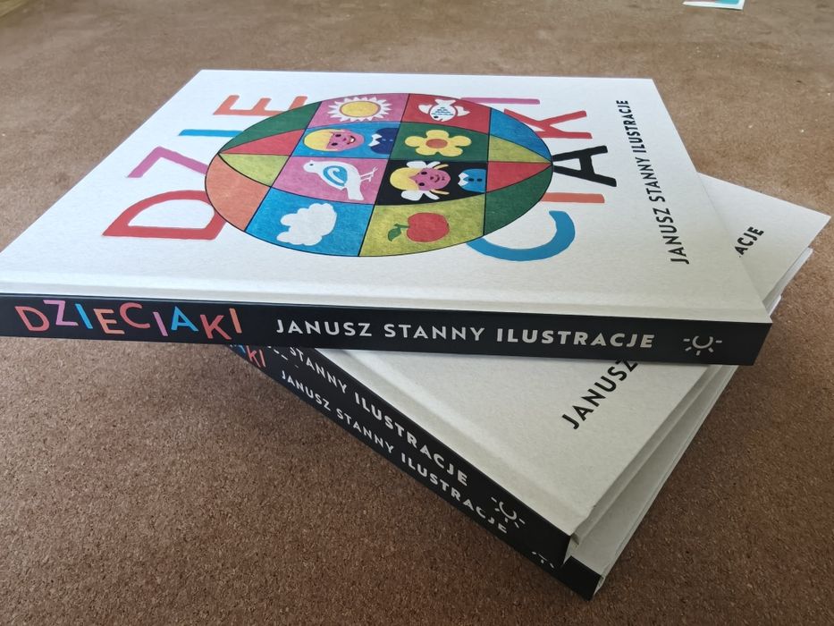 Album Dzieciaki Janusz Stanny Ilustracje Sztuka PRL Twarda Oprawa new
