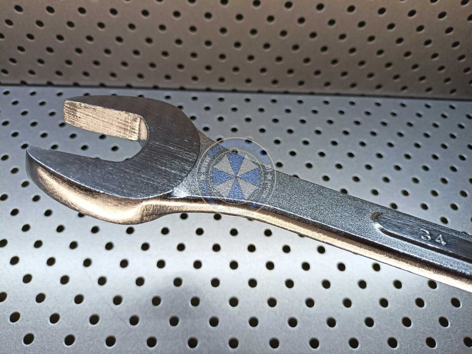 2 sztuki Klucz płasko-oczkowy 34mm Cr-V klucz płaski 34mm klucz 34mm