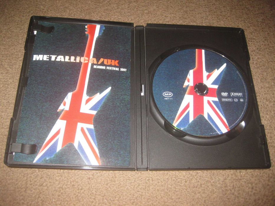 DVD dos Metallica "UK Reading Festival 1997" Raríssimo!