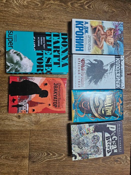 Тартт Тайная история, Быков Эвакуатор, Кронин Древо Иуды, Колодзейчак