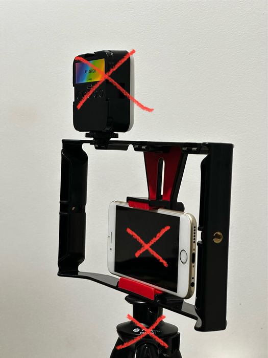 Rig / Estabilizador de Vídeo para Smartphone Vlog