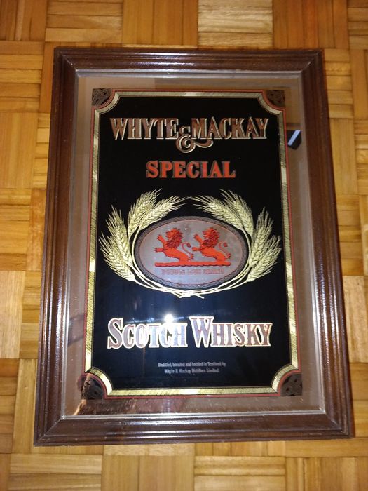 Mirror Engraving "Whyte & Mackay" (Advertising)