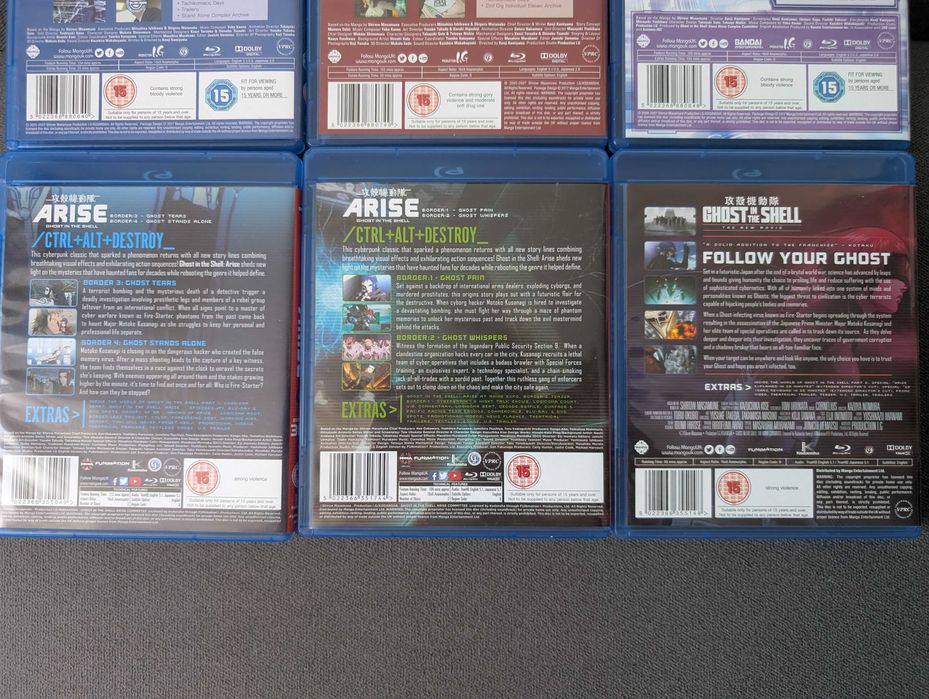 Ghost in the Shell (duża kolekcja) Anime Blu-Ray
