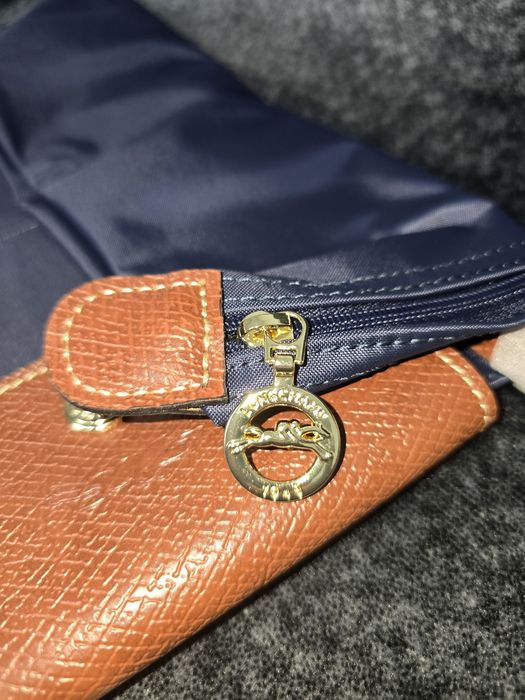 Mala Tote Longchamp Navy