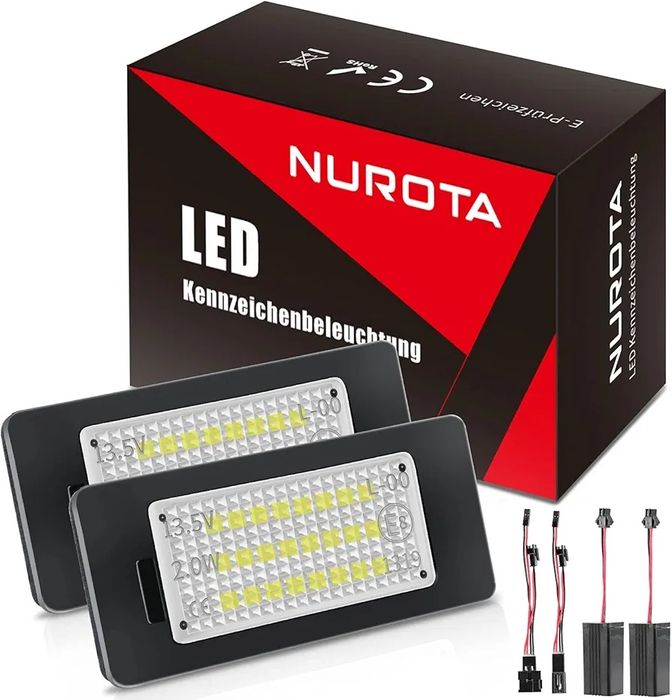 Підсвітка номера Audi A4 B8, A5 8T, Q5, TT, Passat B6 CC, Skoda Fabia