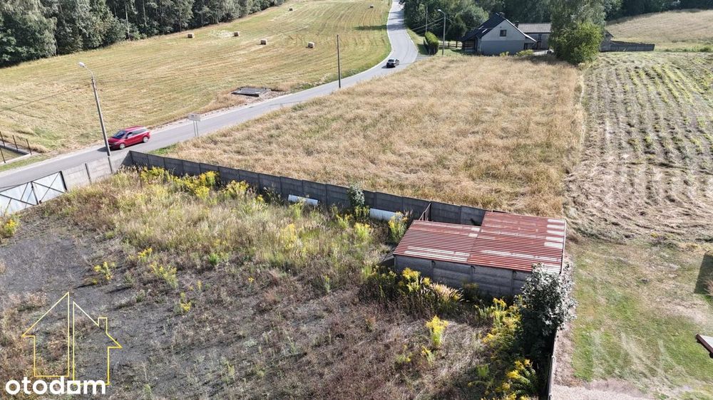 Działka inwestycyjna - USŁUGOWA bezpośrednio przy drodze głównej