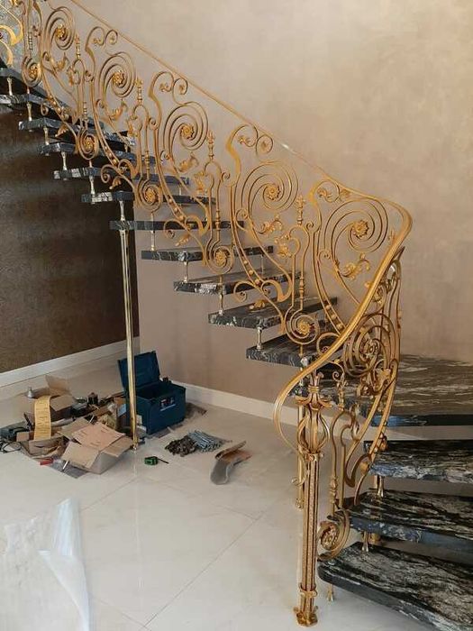 ПОД ЗАКАЗ кованые перила для лестницы