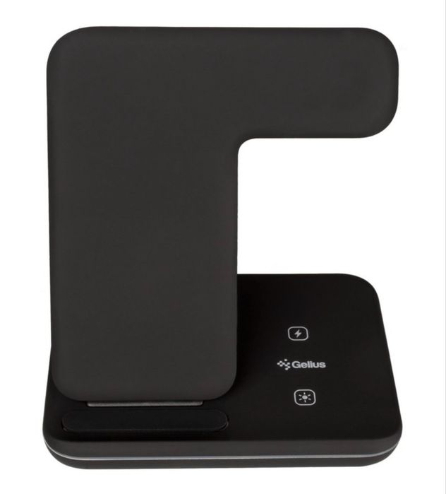 Бездротовий зарядний пристрій Gelius 3in1 15W GP-AWC01 Black