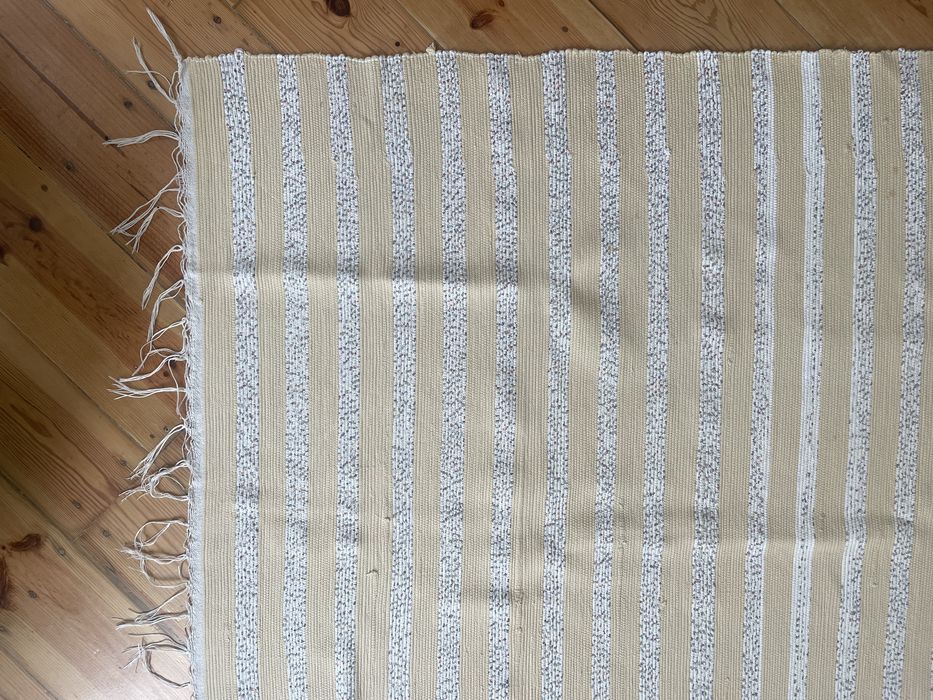 Tapete rústico de algodão 130 cm x1,95cm