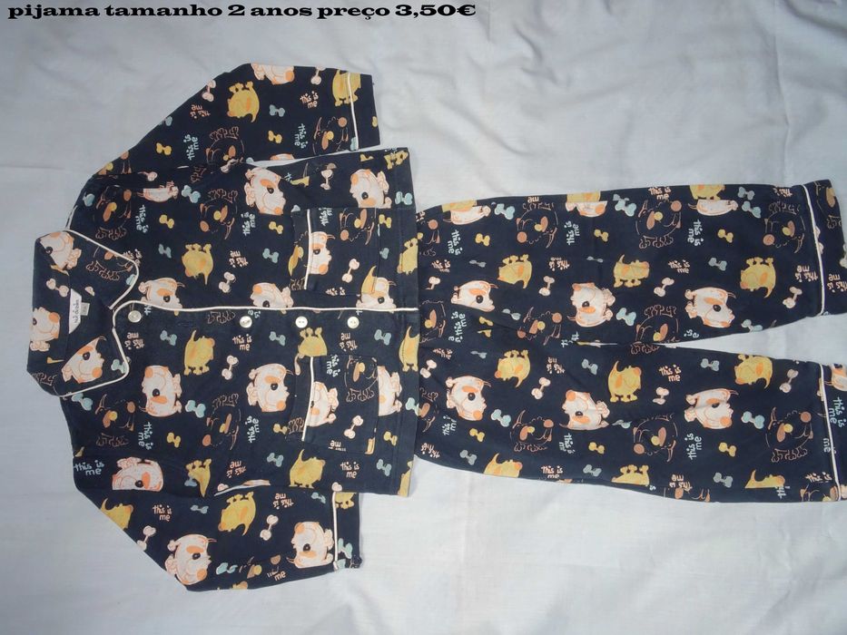 camisolas e pijamas de criança outono ou inverno