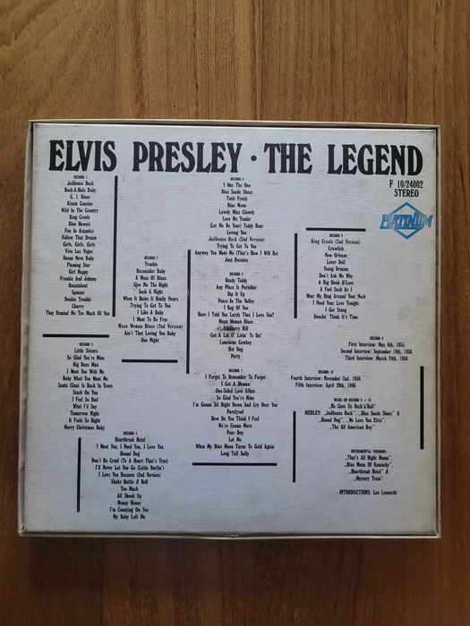 Disco Vinil | "Elvis Presley - The Legend 10LP Set"