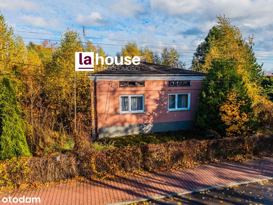 Duża działka 5101 m² z domem, wszystkie media, Błędów, ul. Dolna