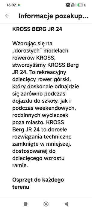 Rower Kross  koła  24
