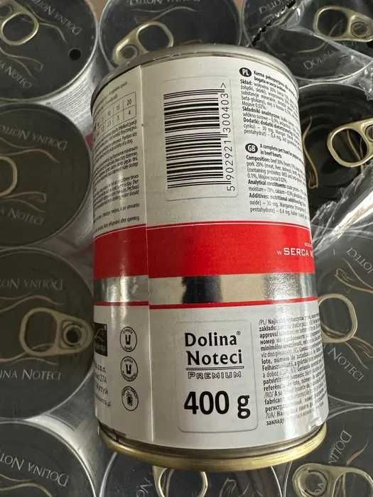 Dolina Noteci Premium Junior mokra karma dla psa wołowina 6x400 g